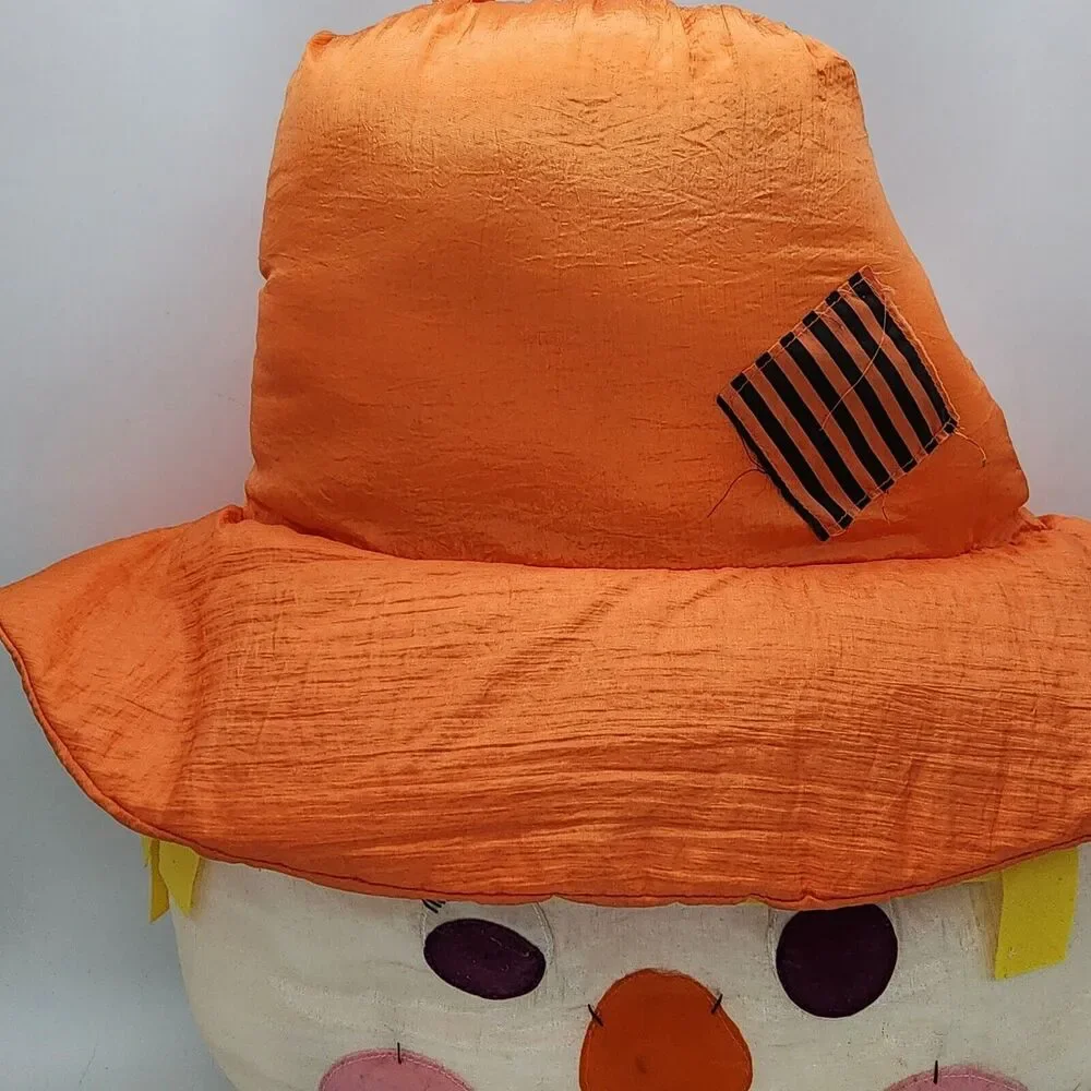 Vintage Stuffins Scarecrow Head Plush 21